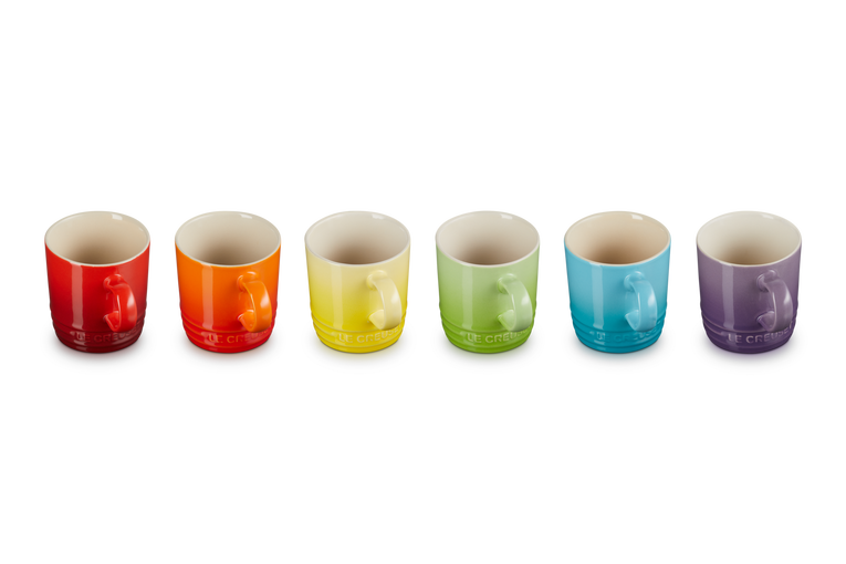 protest Ademen Ondoorzichtig Espressokopjes Rainbow Set van 6 in Aardewerk | Le Creuset NL | Le Creuset