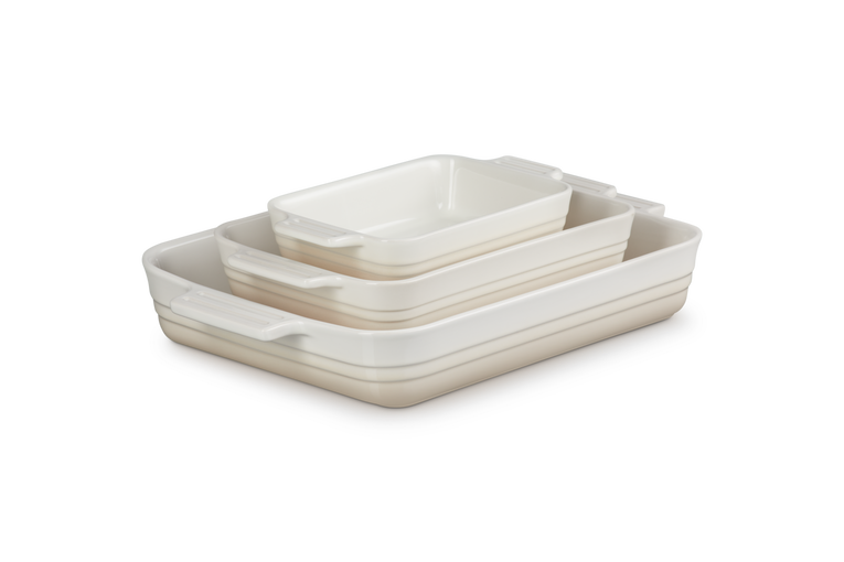 roman efficiëntie native Ovenschaal Classic Set van 3 in Aardewerk | Le Creuset NL | Le Creuset