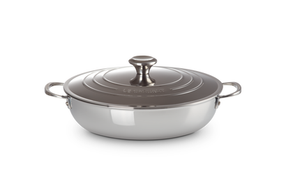 Provençaalse Sauteerpan in RVS Signature met Deksel