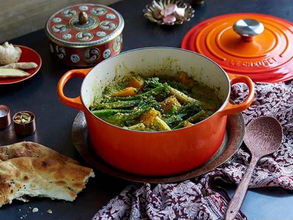 Vegetarische Curry met Pistachenoten en Zwarte Peper