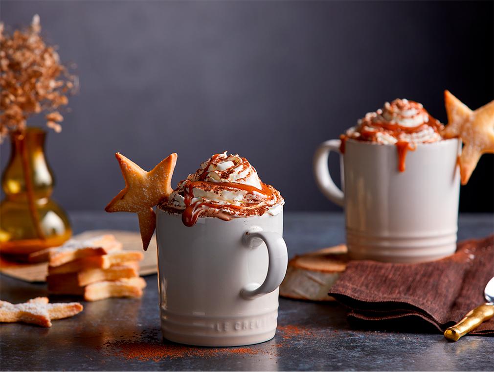 Warme chocolademelk met dulce de leche