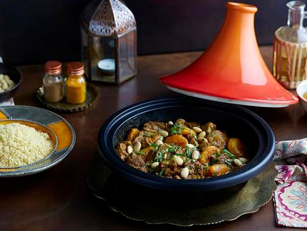Soufflé met aardappelen en champignons