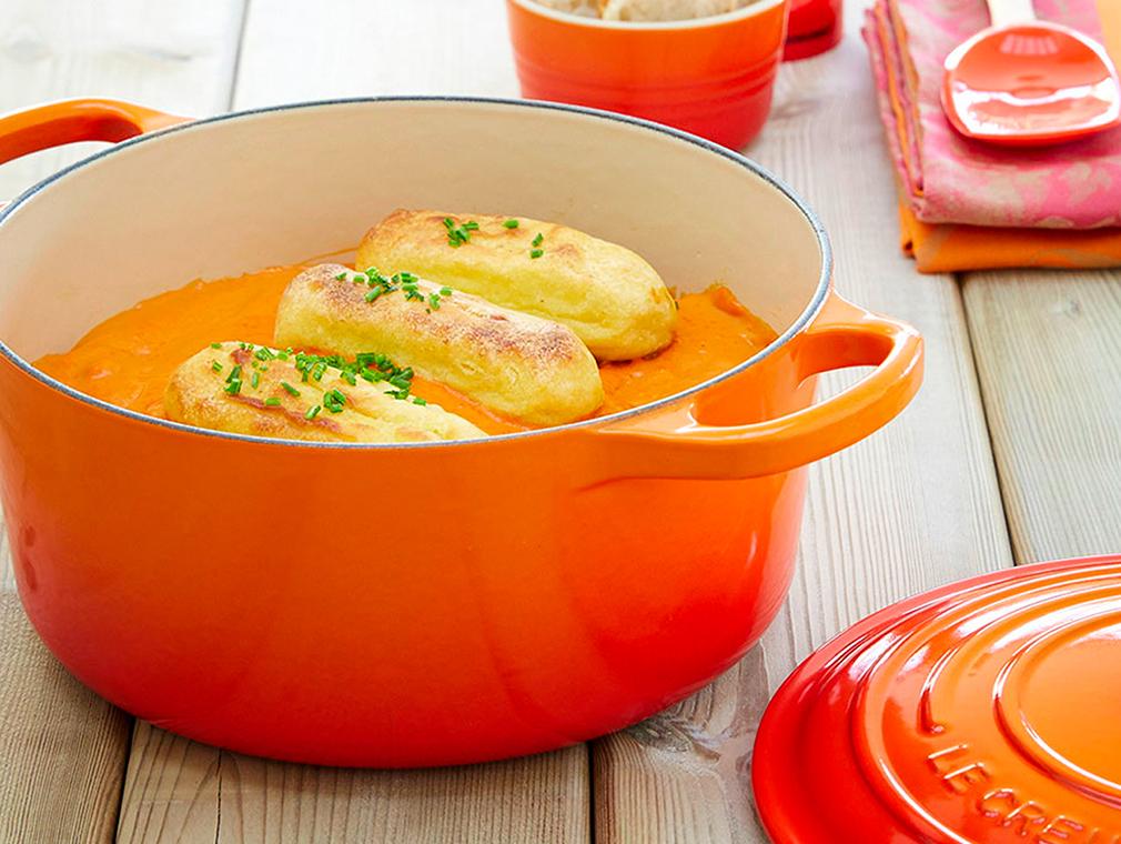 Quenelles van snoek met nantua-saus