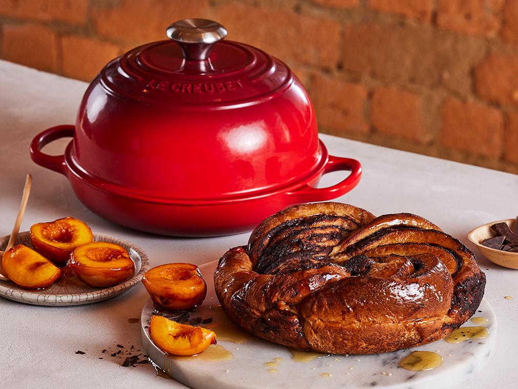 Babka met chocolade en sinaasappel