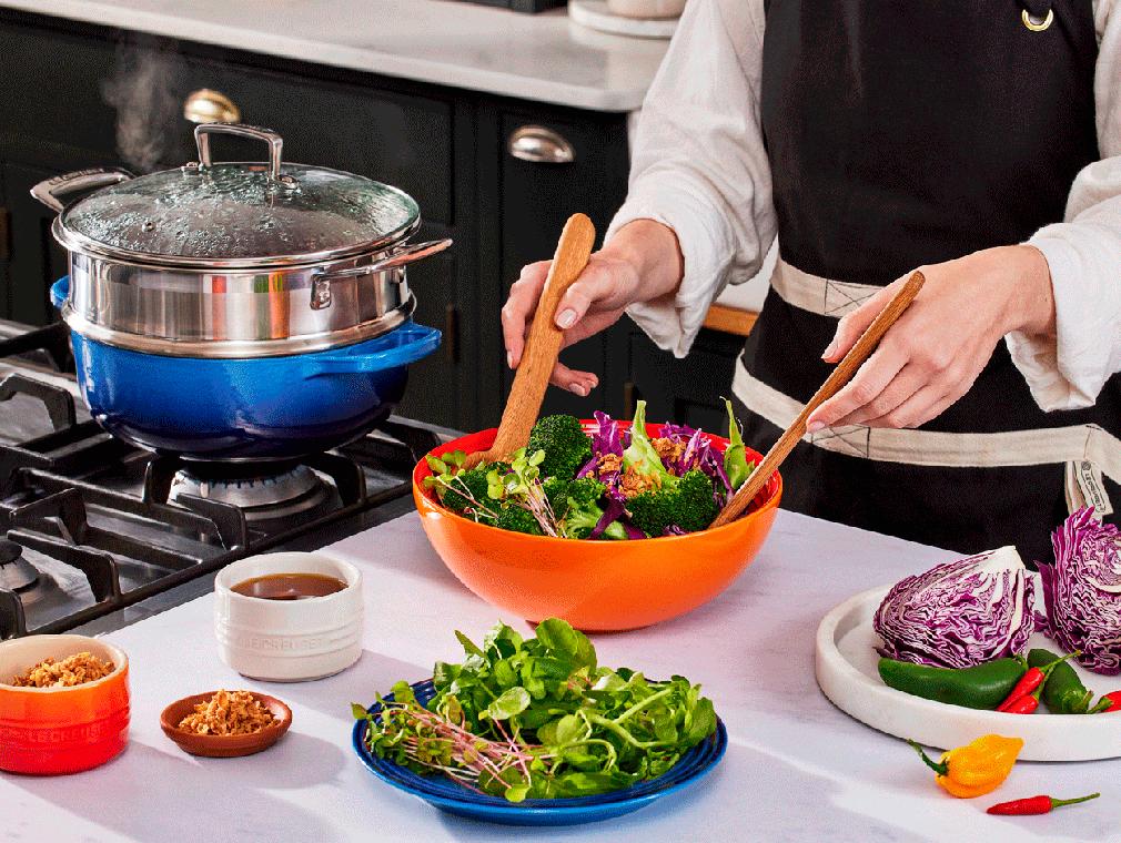 Gestoomde zonnige broccolisalade