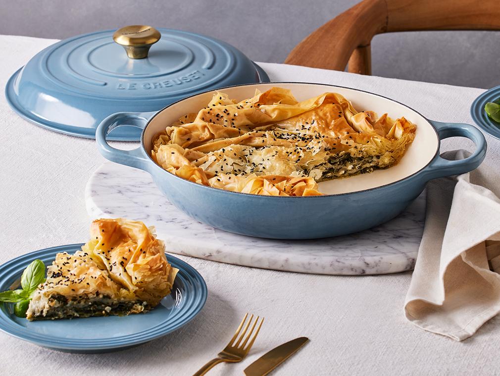 Griekse Spanakopita-taart