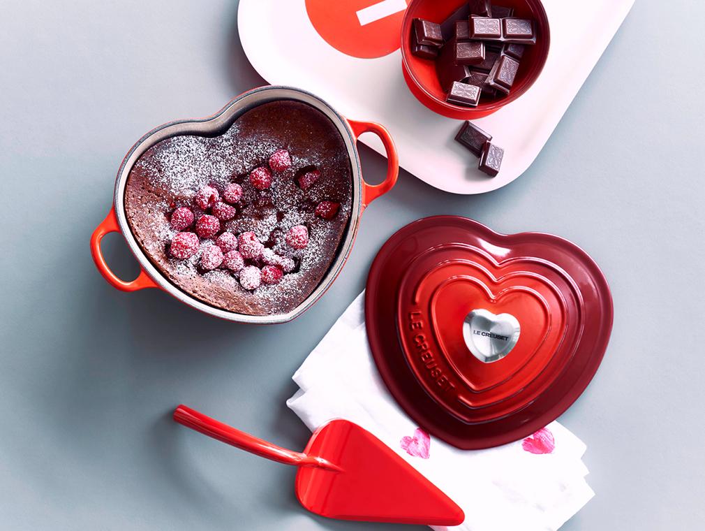 Chocoladecake met frambozen