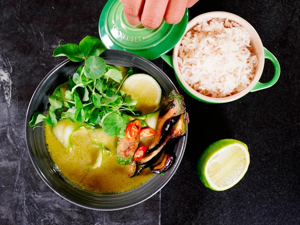 De ultieme Thaise groene curry