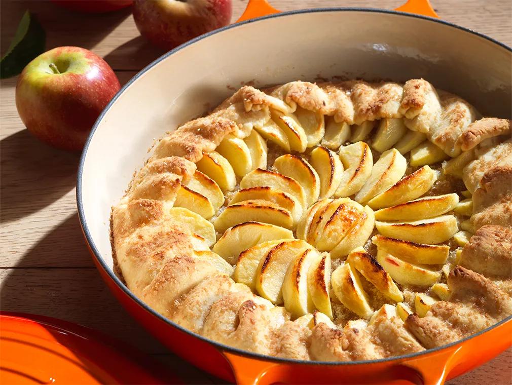 Appelgalette met Gember en Honing