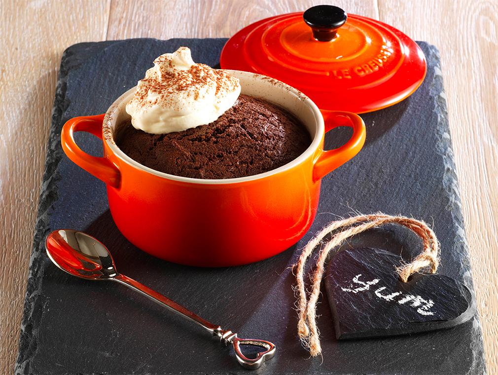 Chocolade Lava Cakejes in Mini-Braadpannetjes